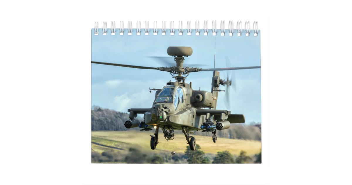 Military Helicopters Calendar Zazzle