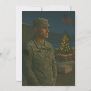 Military Holiday You Are Remembered Christmas Card