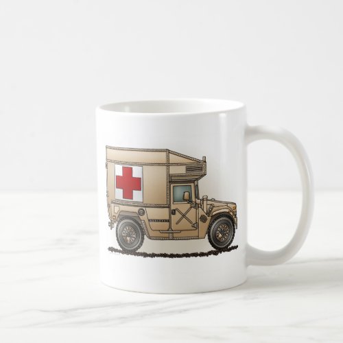 Military Hummer Ambulance Mug
