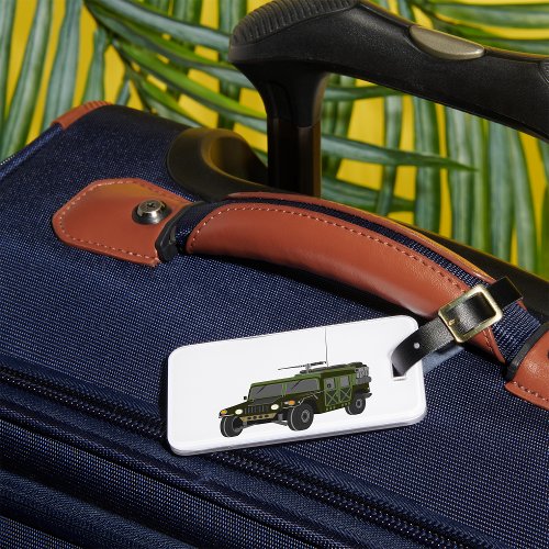 Military Hummer Luggage Tags