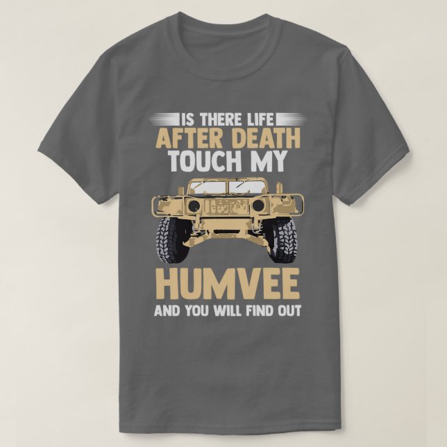 Military humvee  T-Shirt (Design Front)