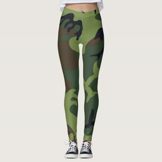 Military Hunting Camo Yoga Pants, Fun Leggings