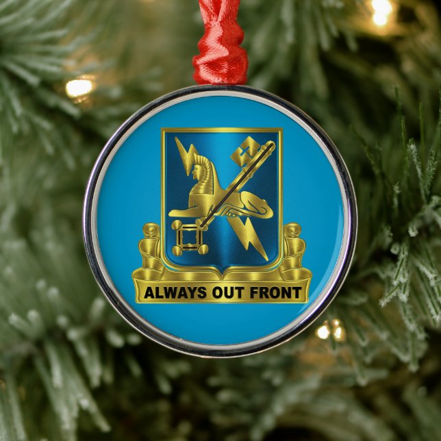MILITARY INTELLIGENCE METAL ORNAMENT (Tree)