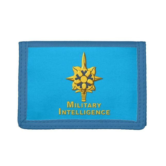Military Intelligence  Tri-fold Wallet (Front)