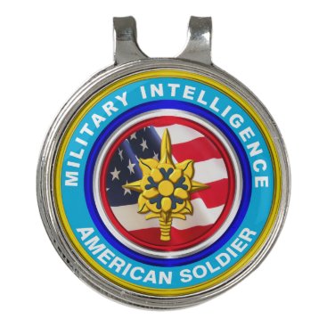 Military Intelligence Veteran Keepsake Golf Hat Clip Military Intelligence Veteran Keepsake Golf Hat Clip