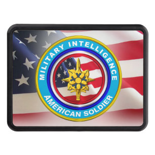 Military Intelligence Veteran Keepsake Hitch Cover