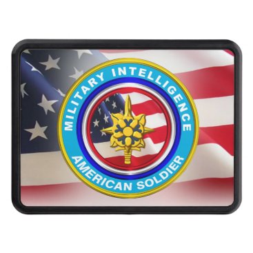 Military Intelligence Veteran Keepsake Hitch Cover Military Intelligence Veteran Keepsake Hitch Cover