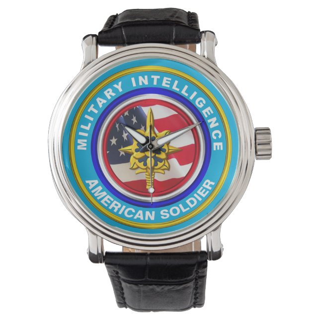 Military Intelligence Veteran  Watch (Front)