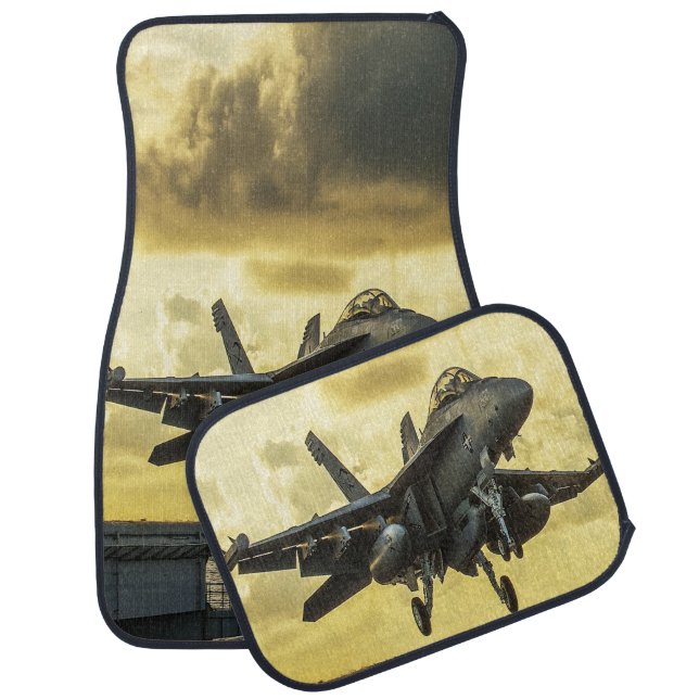 Military Jet Car Floor Mats (Set)