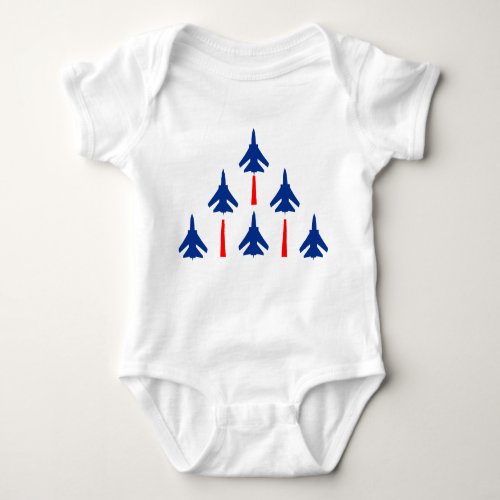 Military Jets Baby Bodysuit
