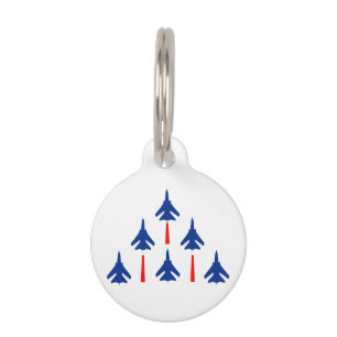 Military Jets Pet ID Tag