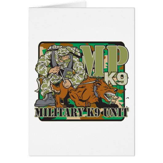 Military K9 Unit Cards (Front)