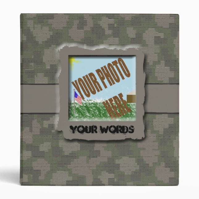 Military Life Album 3 Ring Binder (Front)