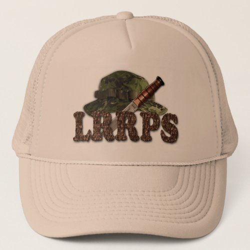 military LRRP LRRPS Recon Snipers Army Rangers Trucker Hat