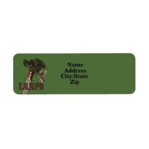 Military LRRP LRRPS Recon Snipers Rangers Army sof Label