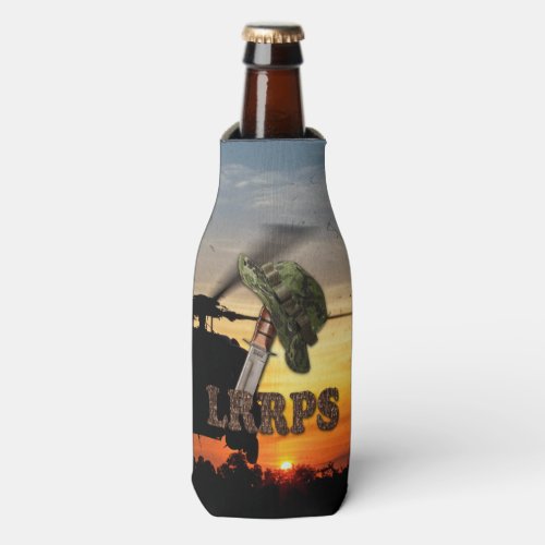 Military LRRPS Air Force Recon Army Marines Navy Bottle Cooler