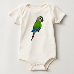 Birdorable Military Macaw Infant Organic Creeper