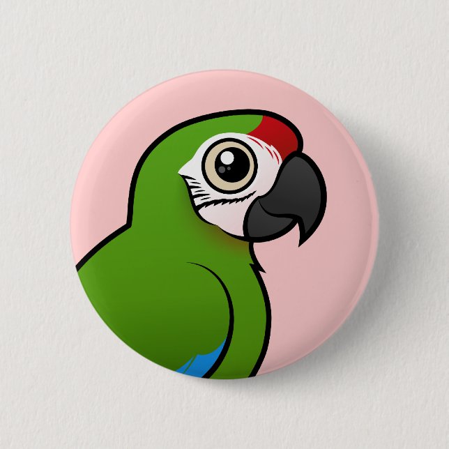 Military Macaw Button (Front)