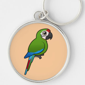 Military Macaw Keychain