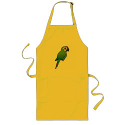 Birdorable Military Macaw Long Apron