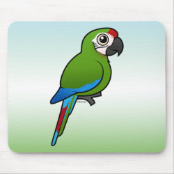 Birdorable Military Macaw Mousepad