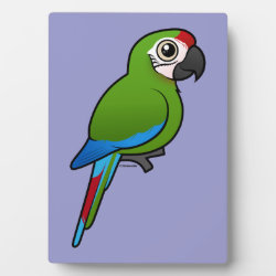 Birdorable Military Macaw Photo Plaque 5