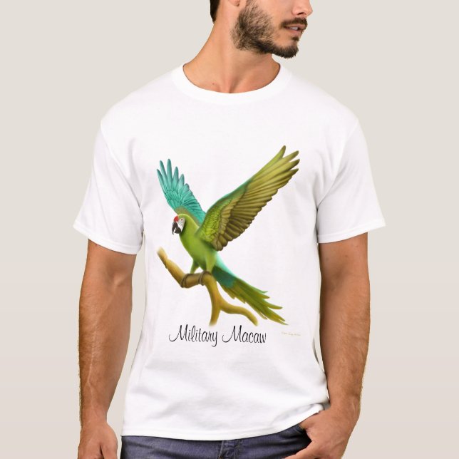 Military Macaw T-Shirt (Front)
