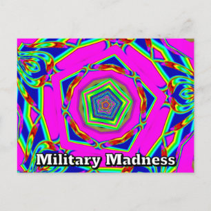 Military Madness  Postcard