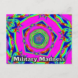 Military Madness Postcard