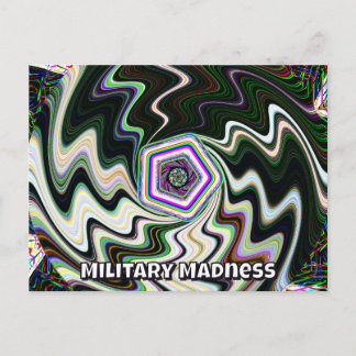 Military Madness (you may change the words) Postcard