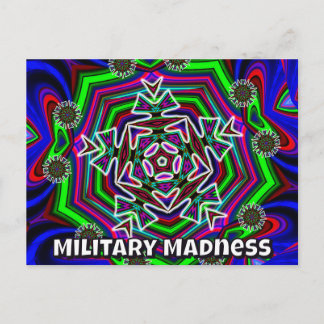 Military Madness (you may change the words) Postcard