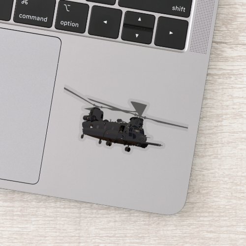 Military MH_47 Chinook Helicopter Sticker