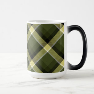 Military Modern Camouflage Plaid Khaki Pattern Color Morph Mug