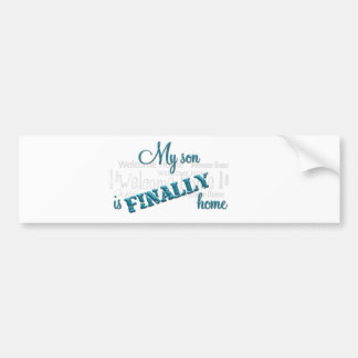 Military Mom-Homecoming bumper sticker