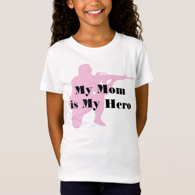 Military Mom Kid's T-Shirt (Front)