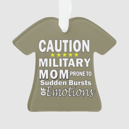 Military Mom Ornament