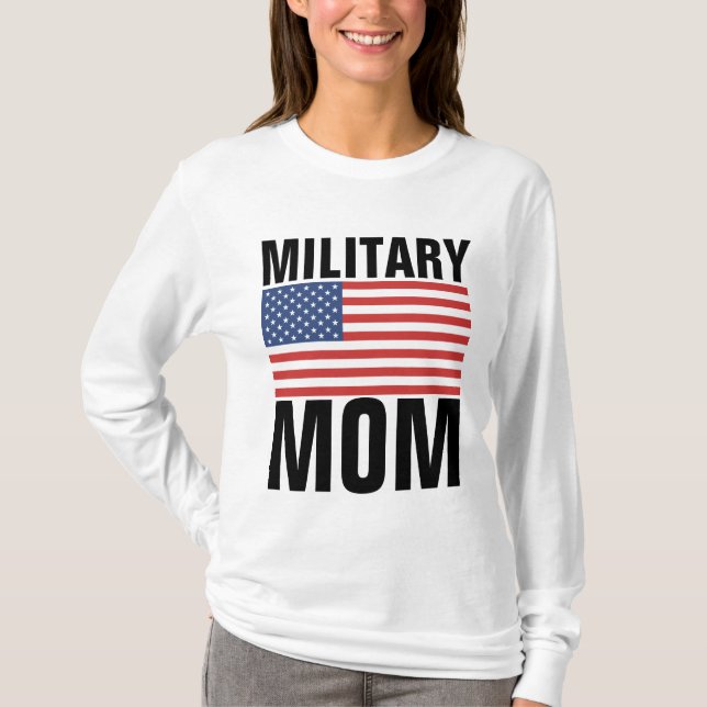 MILITARY MOM T-SHIRTS TEES (Front)