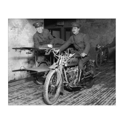 Military Motorcycle EMT 1910s Acrylic Print