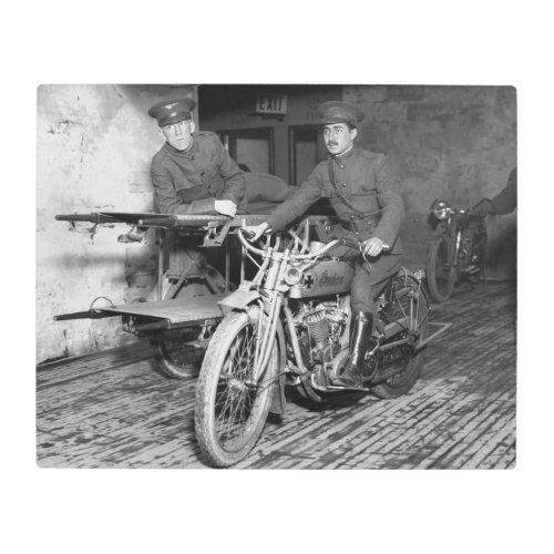 Military Motorcycle EMT 1910s Metal Print
