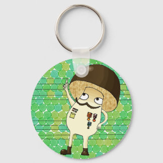 Military mushroom keychain