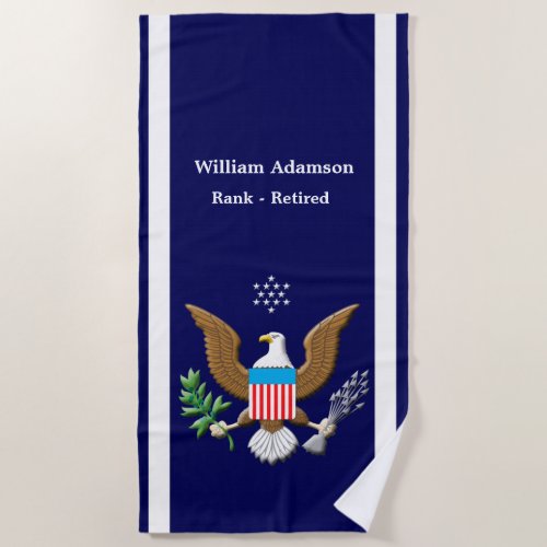 Military Navy Defense emblem personalize