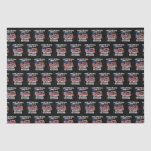 Military - No Such Thing as Retired Veteran Tissue Paper