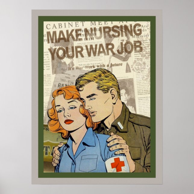 Military Nursing Poster (Front)