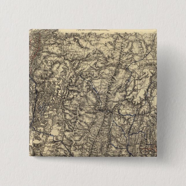 Military Operations of the Atlanta Campaign Button (Front)