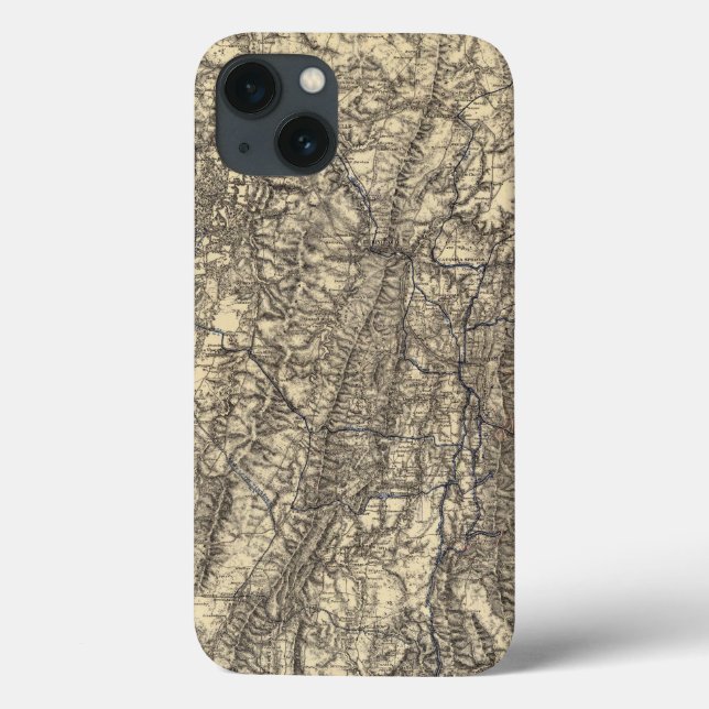 Military Operations of the Atlanta Campaign Case-Mate iPhone Case (Back)