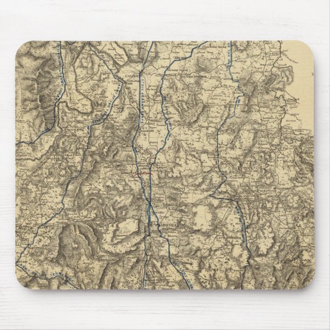 Military Operations of the Atlanta Campaign Mouse Pad (Front)