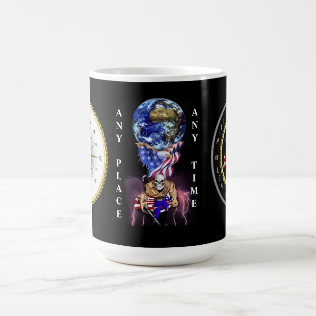 MILITARY ORDER OF THE LEATHERNECKS COFFEE MUG (Center)