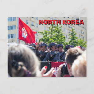 Military Parade In North Korea Postcard