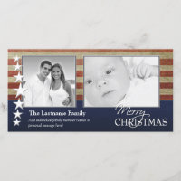 Military / Patriotic Christmas Photo Card