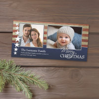 Military / Patriotic Christmas Photo Card